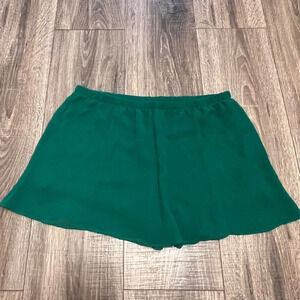 BB Dakota Women’s Emerald Green Flowy Skort Size M